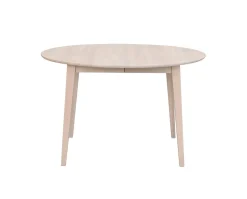 Filippa Matbord Runt | Vitpigmenterad Ek