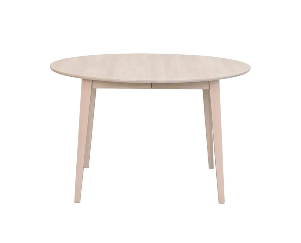 Filippa Matbord Runt | Vitpigmenterad Ek