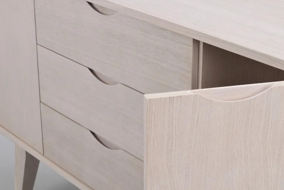 Filippa Sideboard 122 Vitpigmenterad ek