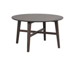 Filippa Soffbord Ø90 | Mörkbrun Ek