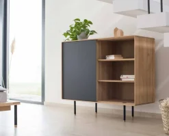 Fina Dresser 118 med dörr, Nero