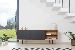 Fina sideboard 180 Nero