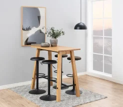 Finch Barstol | Mattsvart Stål