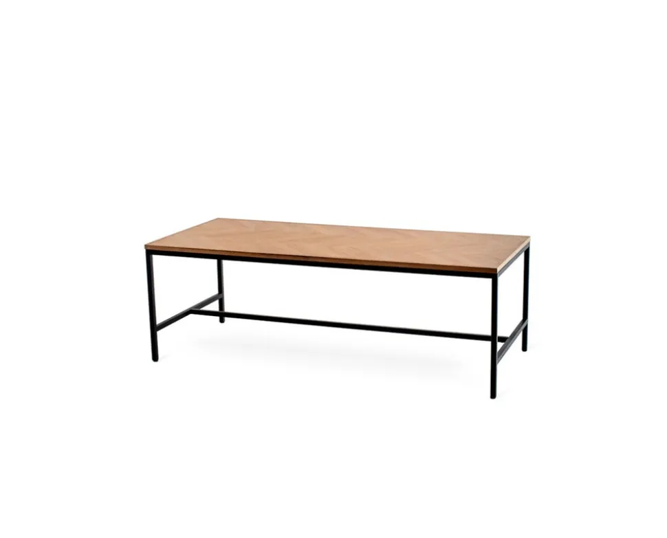 Fishbone Soffbord 135x60 cm | Oljad Ekfanér