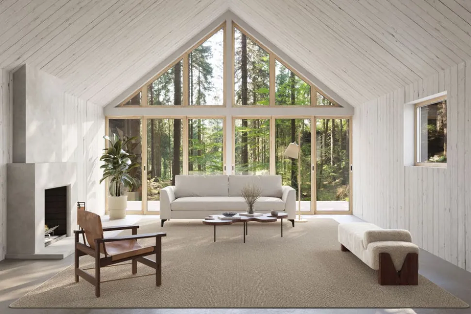 Fjellmyr Matta | 200x200 Naturbeige