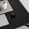 Floema Soffbord Ø40 | Runt | Svart Marmor