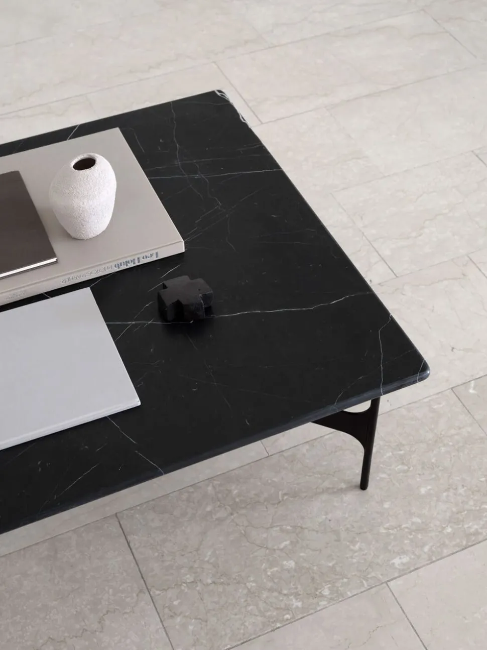 Floema Soffbord 80x80 | Kvadratiskt | Svart Marmor