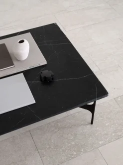 Floema Soffbord 80x80 | Kvadratiskt | Svart Marmor
