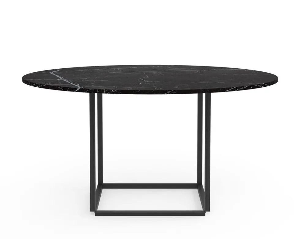 Florence Matbord Ø145 | Svart Marquina Marmor/ Svart