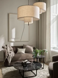 Florence Soffbord H:32 | Svart Marquina