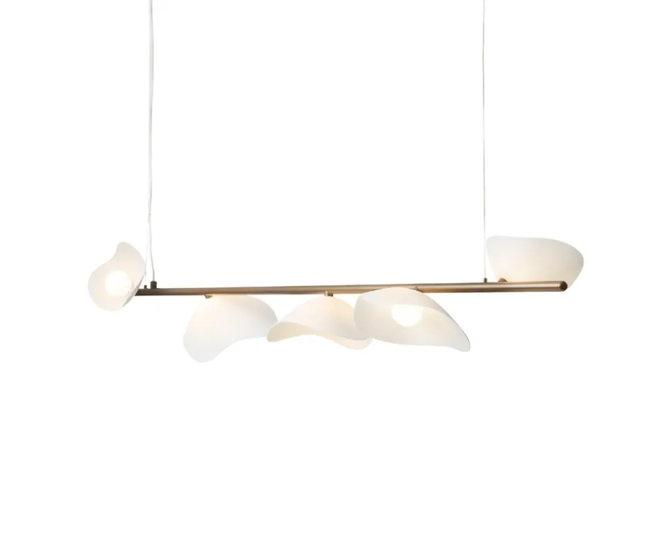 Florii 5 Linear Taklampa | Dark Bronze/White