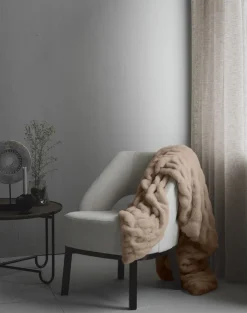 Fluffy pläd | 130x170 | Beige