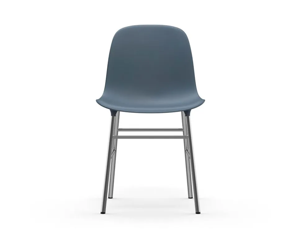 Form Stol Oklädd | Krom