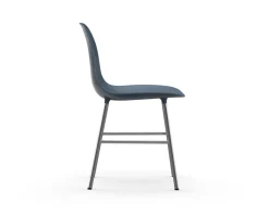 Form Stol Oklädd | Krom