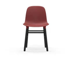 Form Stol Oklädd | Svart Ek