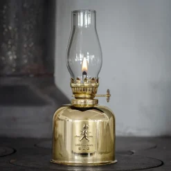 Fotogenlampa Guld
