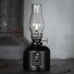 Fotogenlampa Svart