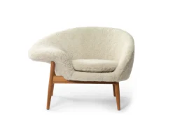 Fried Egg Fåtölj White Sheepskin