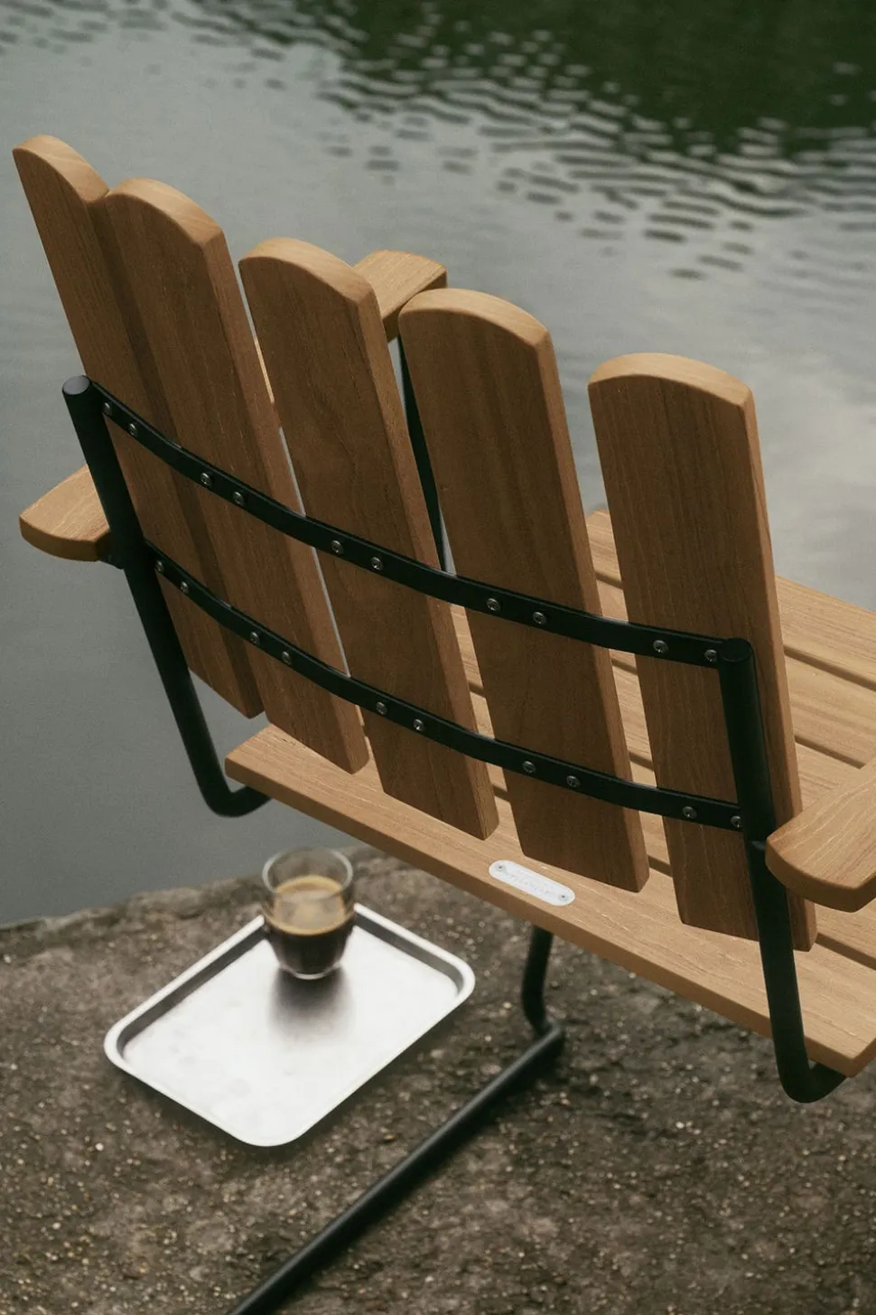 Fåtölj A2 | Teak, Svart