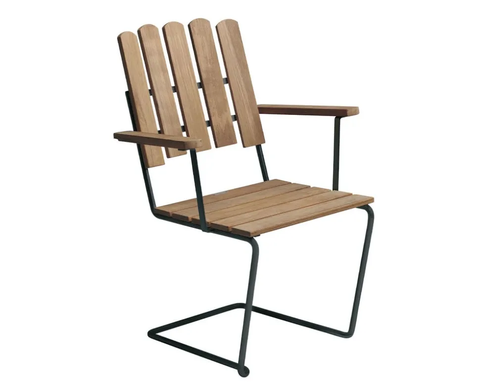 Fåtölj A2 | Teak, Svart