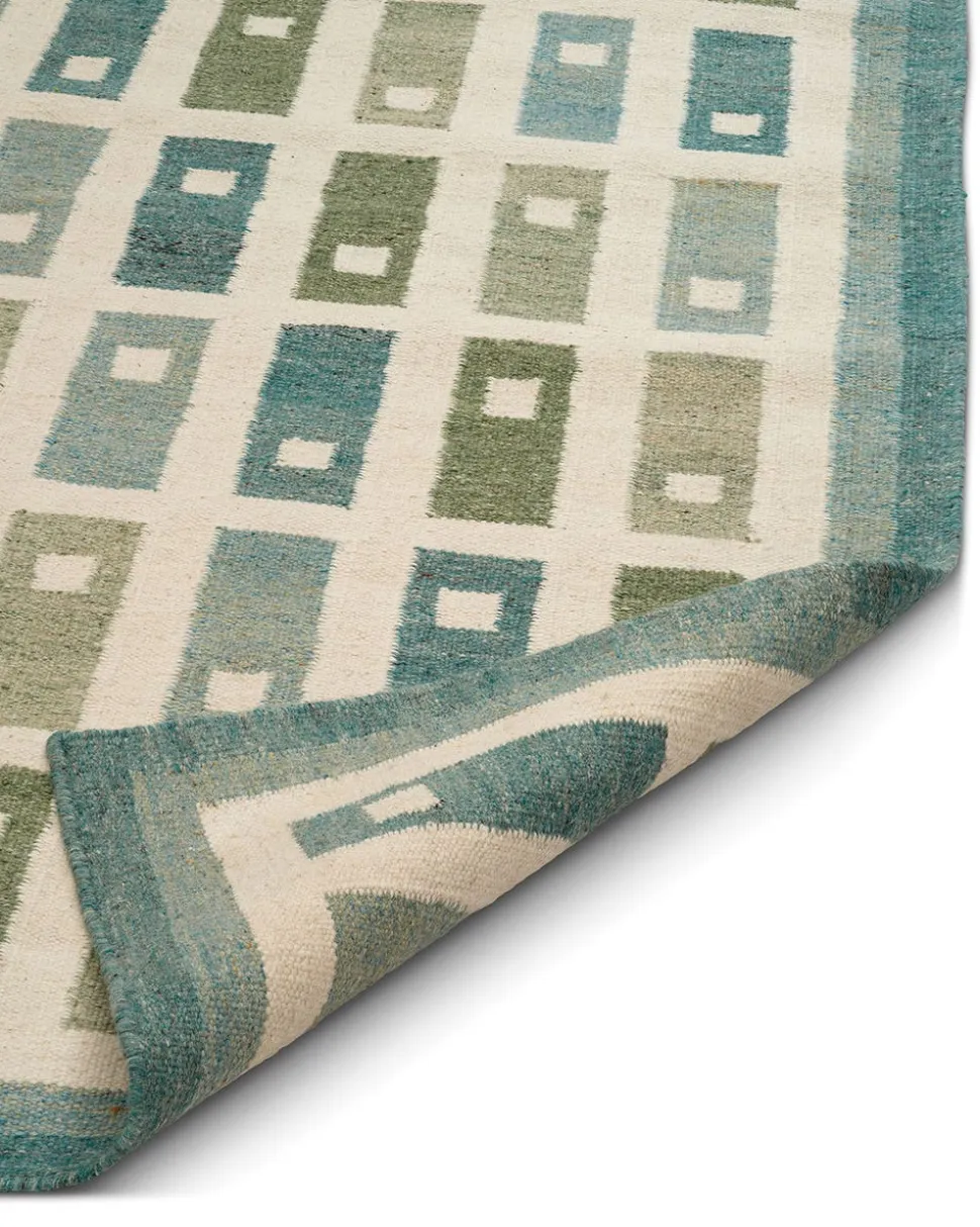 Fyrbo Matta 170x230 Teal