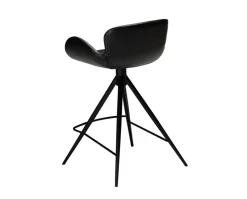 Gaia Barstol 65 cm | Svart Konstläder