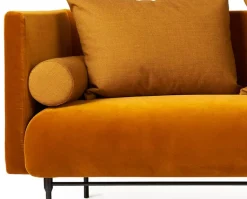 Galore rund kudde Dark Ochre
