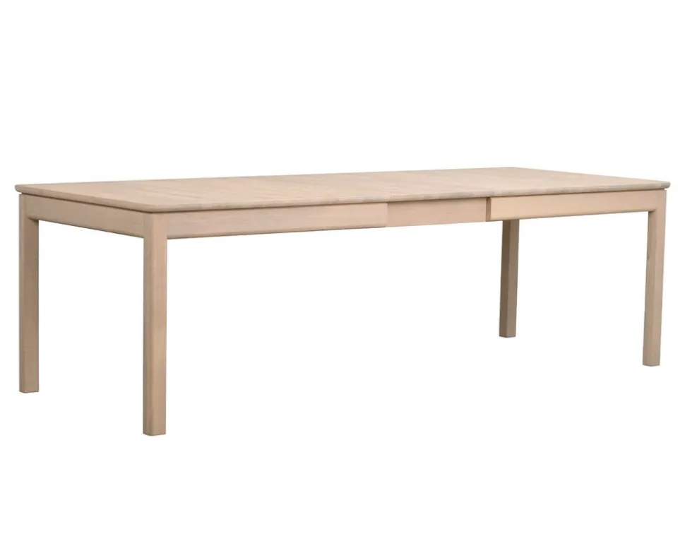 Gardner Matbord 200x95 | Vitpigmenterad Ek