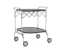 Gastone Serveringsvagn | Black/Chrome