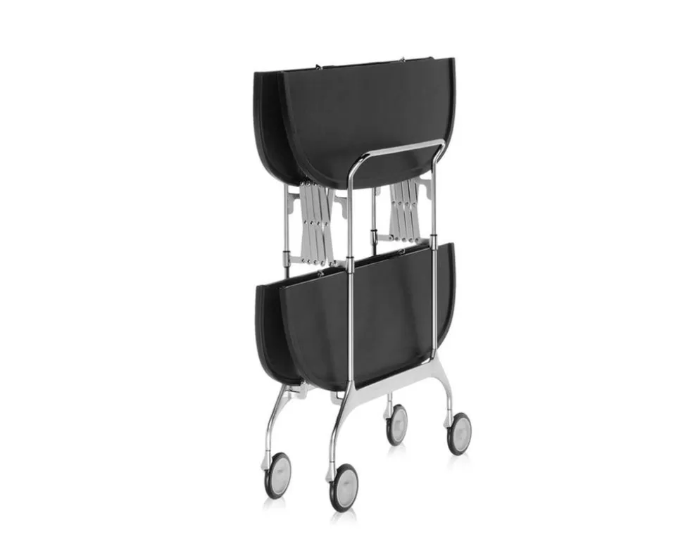 Gastone Serveringsvagn | Black/Chrome