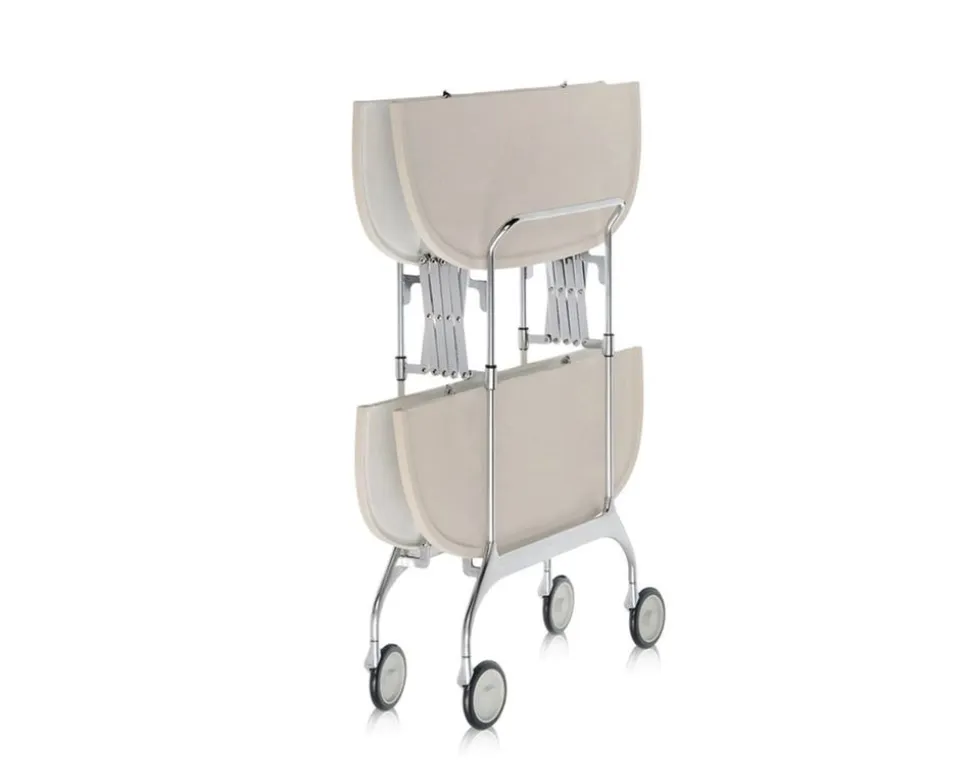 Gastone Serveringsvagn | Cream/Chrome