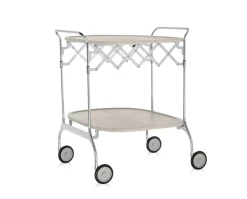 Gastone Serveringsvagn | Cream/Chrome