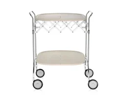 Gastone Serveringsvagn | Cream/Chrome