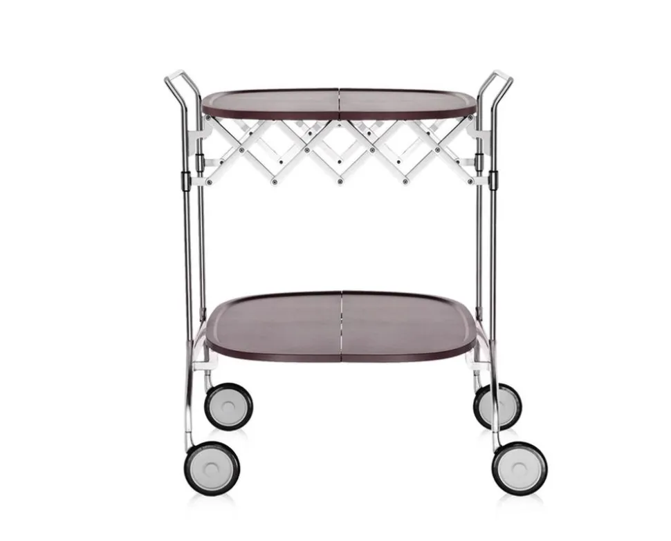 Gastone Serveringsvagn | Plum/Chrome