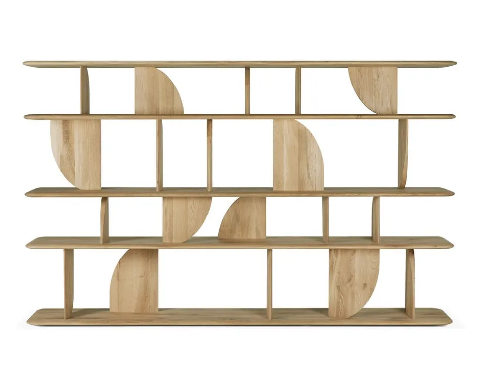 Geometric Hylla | Hårdvaxoljad Ek