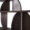 Geometric Konsolbord | Mörkbrun Teak