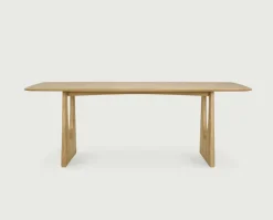 Geometric Matbord | Ek | 220 cm