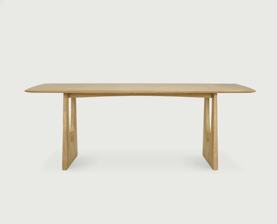 Geometric Matbord | Ek | 220 cm