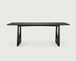 Geometric Matbord | Svart Ek | 220 cm