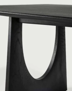 Geometric Matbord | Svart Ek | 220 cm