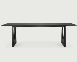 Geometric Matbord | Svart Ek | 250 cm