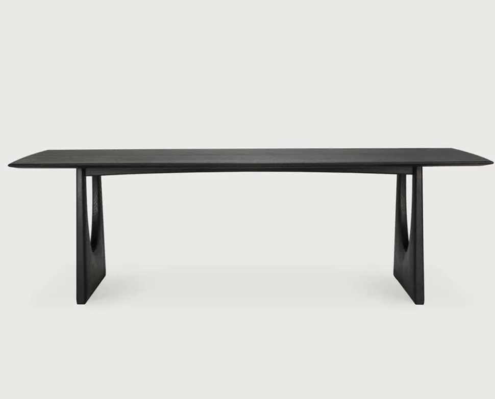 Geometric Matbord | Svart Ek | 250 cm