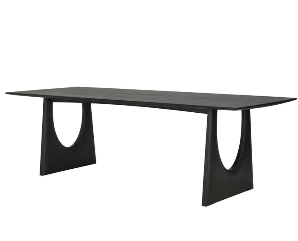 Geometric Matbord | Svart Ek | 250 cm