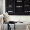 Geometric Sidobord | Svart Ek