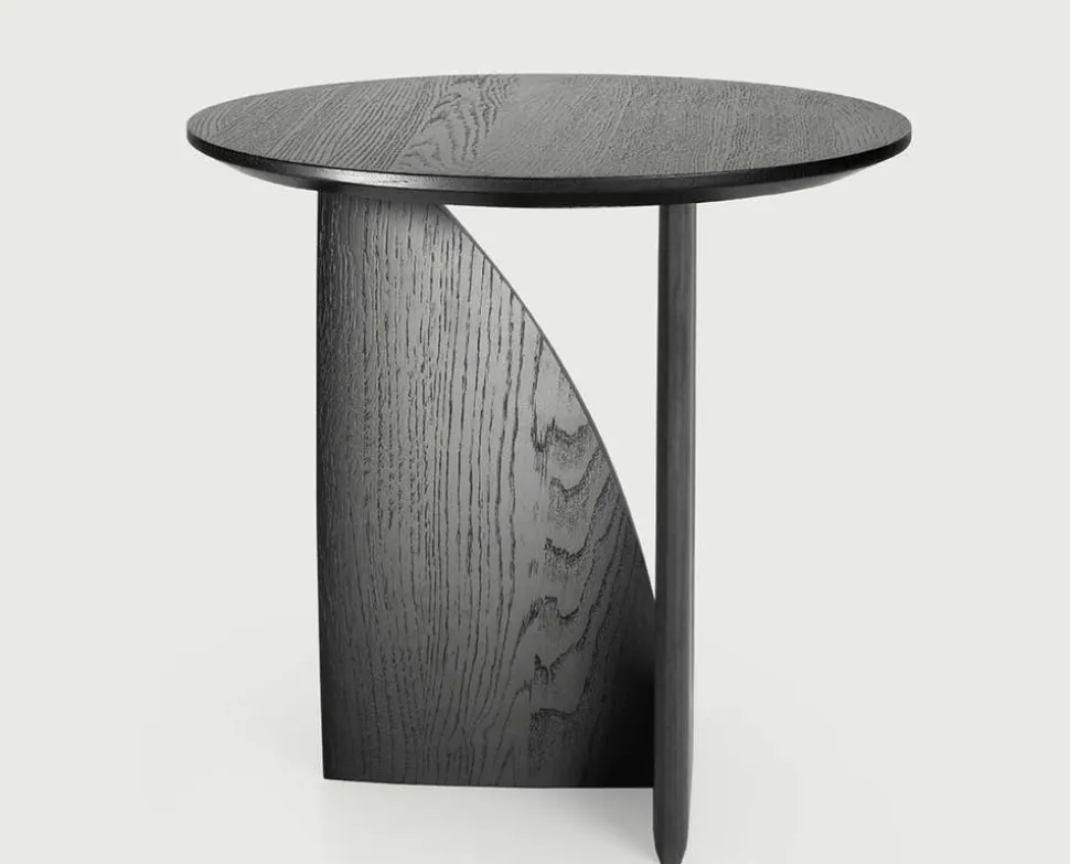 Geometric Sidobord | Svart Ek