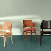 Gesture stol Svart BS Svart läder m rygg