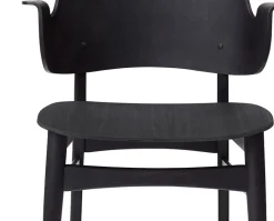 Gesture stol Svart S Svart läder
