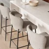 Glam Barstol SH78 | Tyg Pebble Earth Bouclé