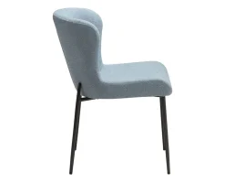 Glam Stol | Blue Fog Bouclé