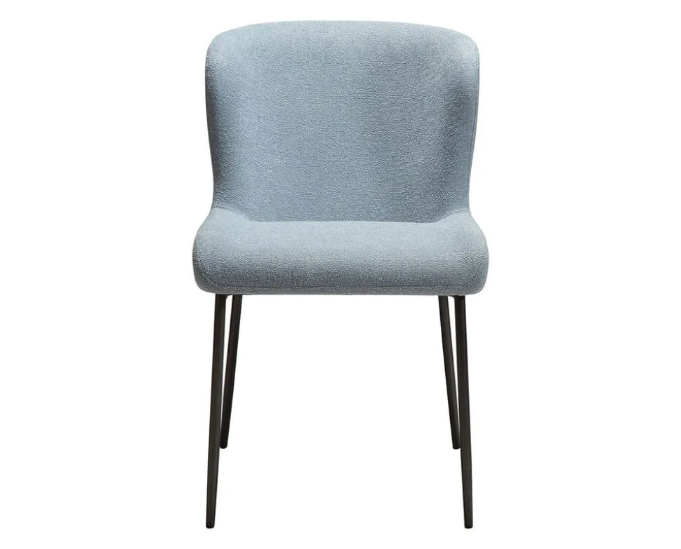 Glam Stol | Blue Fog Bouclé